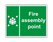 Fire Assembly Point Correx Sign